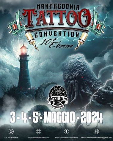 Manfredonia Tattoo Convention 2024 | 03 - 05 Мая 2024